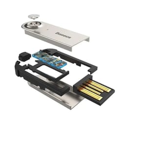 Baseus Adaptateur Audio USB Bluetooth 5.0 vers Jack 3,5mm Rétractable 120 cm Noir — image 5