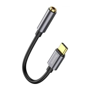 Baseus Adaptateur Audio USB-C-Mini Jack 3,5 mm Gris — image 2
