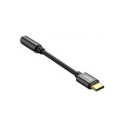 Baseus Adaptateur Audio USB-C-Mini Jack 3,5 mm Noir
