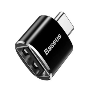 Baseus Adaptateur USB OTG USB-A vers USB-C Noir