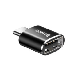 Baseus Adaptateur USB OTG USB-A vers USB-C Noir