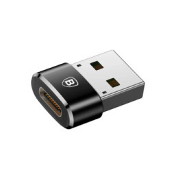 Baseus Adaptateur USB-C vers USB-A 2.0 Charge 5A et Synchronisation 480 Mb/s Noir