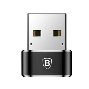 Baseus Adaptateur USB-C vers USB-A 2.0 Charge 5A et Synchronisation 480 Mb/s Noir — image 2
