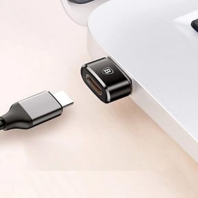 Baseus Adaptateur USB-C vers USB-A 2.0 Charge 5A et Synchronisation 480 Mb/s Noir — image 3