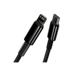 Baseus Câble de Charge et Transfert USB-C-Lightning 20W 1m Noir
