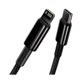 Baseus Câble de Charge et Transfert USB-C-Lightning 20W 1m Noir — image 3