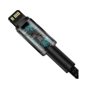 Baseus Câble de Charge et Transfert USB-C-Lightning 20W 1m Noir