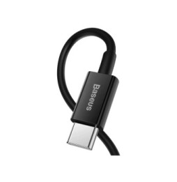 Baseus Câble de Charge et Transfert USB-C-Lightning 20W 1m Noir