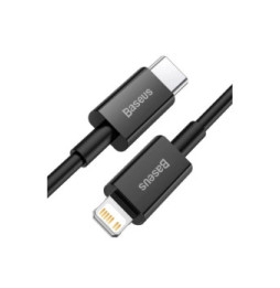 Baseus Câble de Charge et Transfert USB-C-Lightning 20W 2m Noir