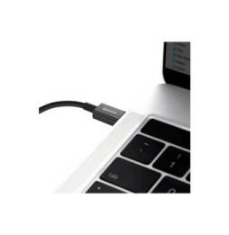 Baseus Câble de Charge et Transfert USB-C-Lightning 20W 2m Noir