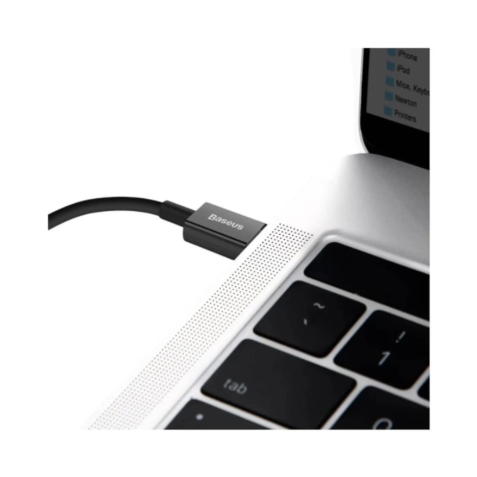 Baseus Câble de Charge et Transfert USB-C-Lightning 20W 2m Noir — image 4