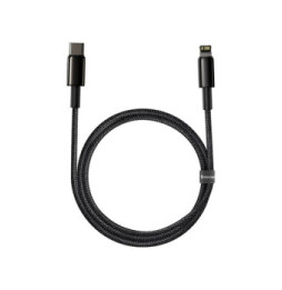 Baseus Câble de Charge et Transfert USB-C-Lightning 20W 2m Noir