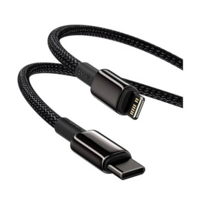 Baseus Câble de Charge et Transfert USB-C-Lightning 20W 2m Noir
