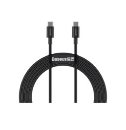 Baseus Câble de Charge et Transfert USB-C-USB-C 100W 2m Noir