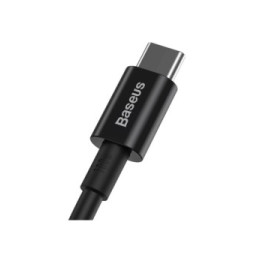 Baseus Câble de Charge et Transfert USB-C-USB-C 100W 2m Noir