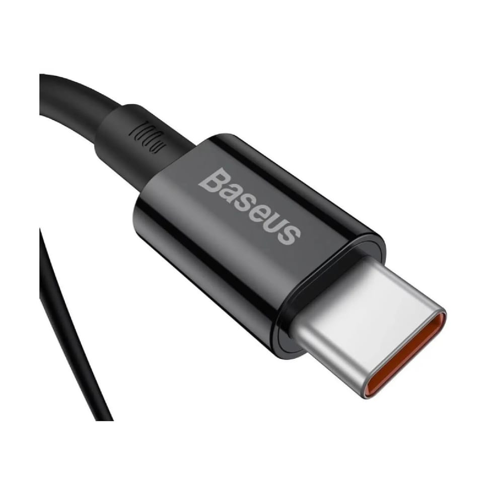 Baseus Câble de Charge et Transfert USB-C-USB-C 100W 2m Noir — image 3
