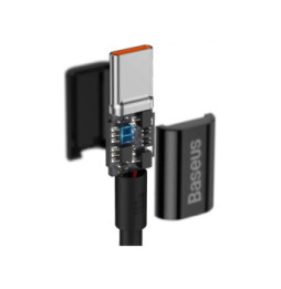 Baseus Câble de Charge et Transfert USB-C-USB-C 100W 2m Noir