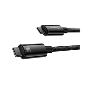 Baseus Câble de Charge et Transfert USB-C-USB-C 240W 1m Noir — image 2