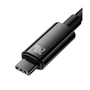 Baseus Câble de Charge et Transfert USB-C-USB-C 240W 1m Noir — image 4