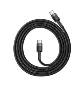 Baseus Câble de Charge et Transfert USB-C-USB-C 60W 1m Noir