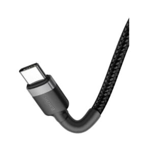 Baseus Câble de Charge et Transfert USB-C-USB-C 60W 1m Noir