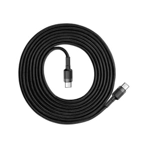 Baseus Câble de Charge et Transfert USB-C-USB-C 60W 2m Noir — image 2
