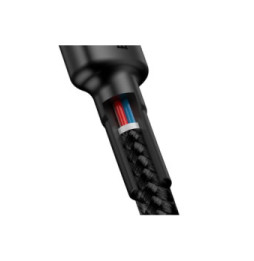 Baseus Câble de Charge et Transfert USB-C-USB-C 60W 2m Noir