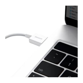 Baseus Câble de Charge et Transfert USB-Lightning 2,4A 25cm Rapide Blanc — image 4