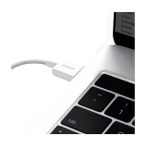 Baseus Câble de Charge et Transfert USB-Lightning Rapide 2,4A 1,5m Rapide Blanc — image 5