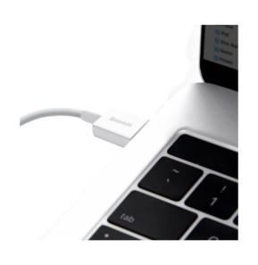 Baseus Câble de Charge et Transfert USB-Lightning Rapide 2,4A 1,5m Rapide Blanc