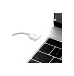Baseus Câble de Charge et Transfert USB-Lightning Rapide 2,4A 1m Rapide Blanc