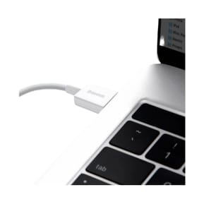 Baseus Câble de Charge et Transfert USB-Lightning Rapide 2,4A 1m Rapide Blanc — image 4