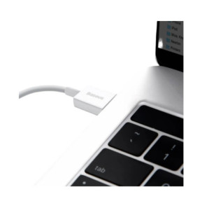 Baseus Câble de Charge et Transfert USB-Lightning Rapide 2,4A 1m Rapide Blanc