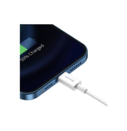 Baseus Câble de Charge et Transfert USB-Lightning Rapide 2,4A 1m Rapide Blanc