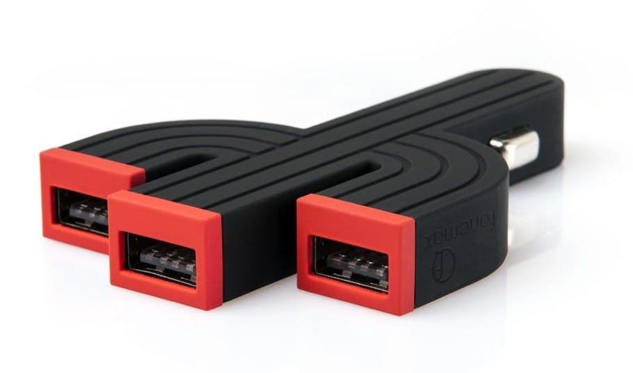 Chargeur voiture triple USB Fonemax X-Power Cactus - 4.2A