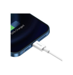 Baseus Câble de Charge et Transfert USB-Lightning Rapide 2,4A 2m Rapide Blanc