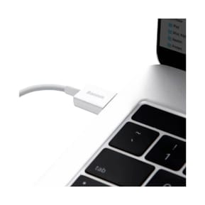 Baseus Câble de Charge et Transfert USB-Lightning Rapide 2,4A 2m Rapide Blanc — image 5