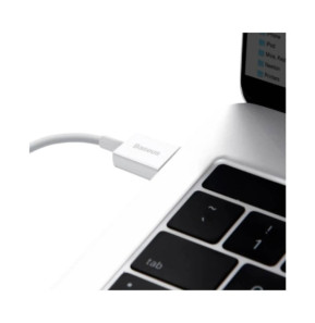 Baseus Câble de Charge et Transfert USB-Lightning Rapide 2,4A 2m Rapide Blanc