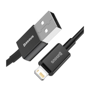 Baseus Câble de Charge et Transfert USB-Lightning Rapide 2,4A 2m Rapide Noir — image 3