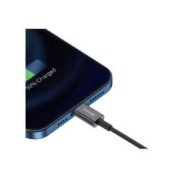 Baseus Câble de Charge et Transfert USB-Lightning Rapide 2,4A 2m Rapide Noir