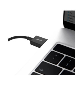 Baseus Câble de Charge et Transfert USB-Lightning Rapide 2,4A 2m Rapide Noir