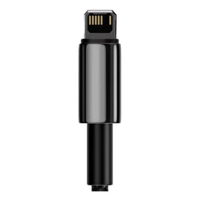 Baseus Câble de Charge et Transfert USB-Lightning Tungsten Gold 2,4A 1m Noir — image 5
