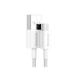 Baseus Câble de Charge et Transfert USB-MicroUSB 2A 1m Blanc