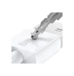 Baseus Câble de Charge et Transfert USB-MicroUSB 2A 1m Blanc