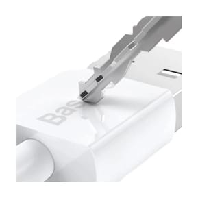 Baseus Câble de Charge et Transfert USB-MicroUSB 2A 1m Blanc — image 4