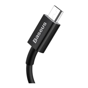 Baseus Câble de Charge et Transfert USB-MicroUSB 2A 1m Noir — image 3