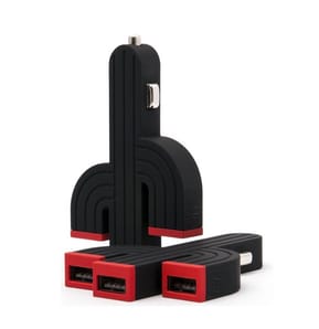 Chargeur voiture triple USB Fonemax X-Power Cactus - 4.2A