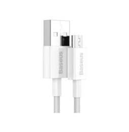 Baseus Câble de Charge et Transfert USB-MicroUSB 2A 2m Blanc