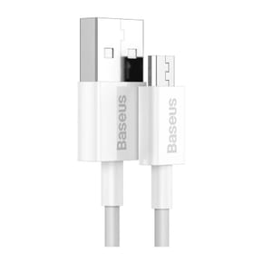 Baseus Câble de Charge et Transfert USB-MicroUSB 2A 2m Blanc — image 2