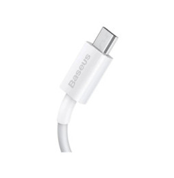 Baseus Câble de Charge et Transfert USB-MicroUSB 2A 2m Blanc